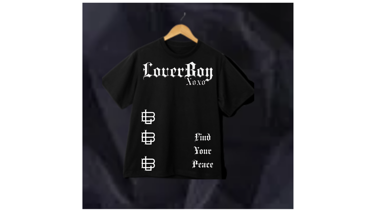 LoverBoyXoxo White Reflective T-Shrirt